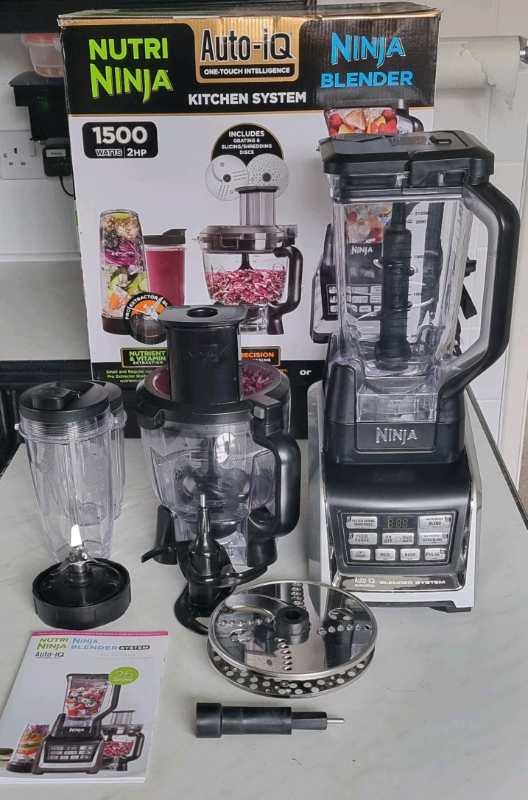 Ninja Complete Food Processor Auto-iQ \u0026 Nutri Ninja 1500W + Extras | in  Thurmaston, Leicestershire | Gumtree